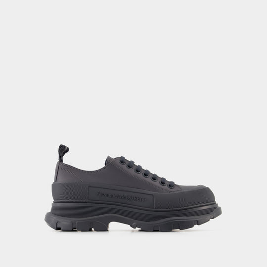 Sneakers Tread Slick Low - Alexander Mcqueen - Cuir - Anthracite