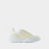 Sneakers Court - Alexander Mcqueen - Cuir - Crème/Blanc