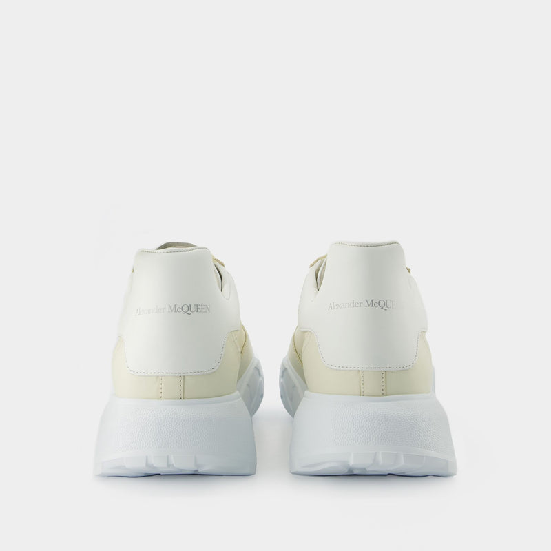 Sneakers Court - Alexander Mcqueen - Cuir - Crème/Blanc