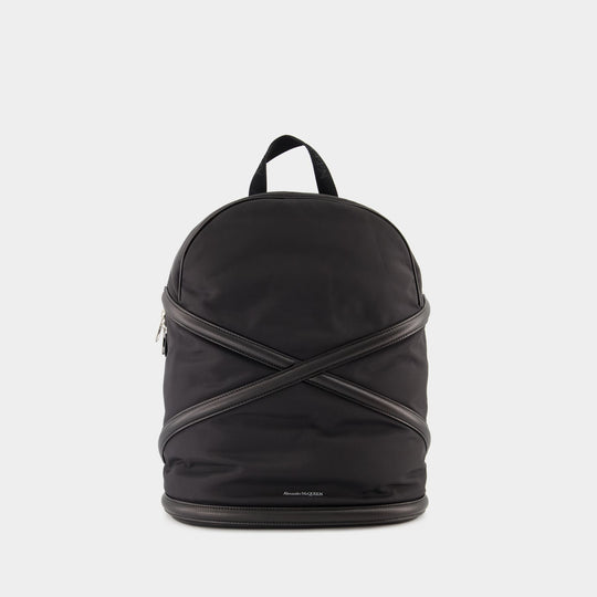 Sac À Dos Harness - Alexander Mcqueen - Cuir - Noir