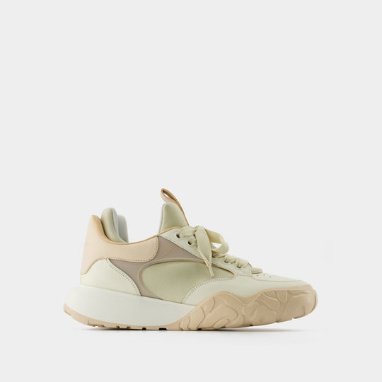 Sneakers Court - Alexander Mcqueen - Cuir - Beige