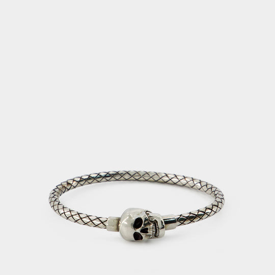 Bracelet Metal Cord - Alexander Mcqueen - Métal - Argenté