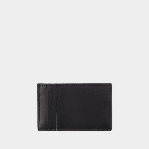 Porte Cartes Holder - Alexander McQueen - Cuir - Noir
