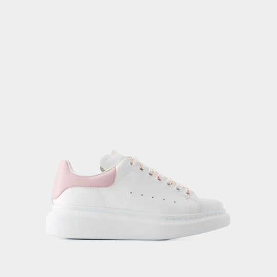 Sneakers Oversized - Alexander Mcqueen - Cuir - Noir/Blanc