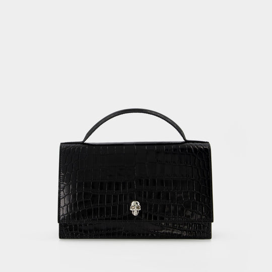 Sac Hobo T.H.Medium Skull - Alexander Mcqueen - Cuir - Noir