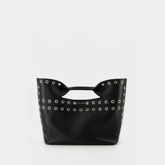 Sac À Main The Bow Small - Alexander Mcqueen - Cuir - Noir