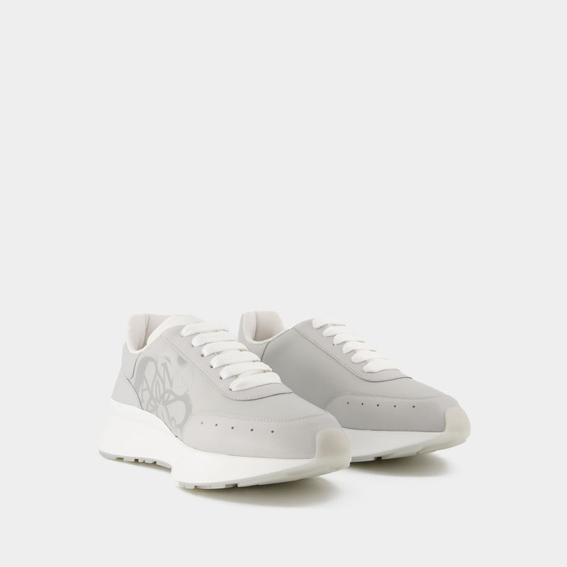 Sneakers Leath S.Rubb - Alexander Mcqueen - Cuir - Gris