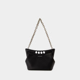 Sac Hobo The Small Peak - Alexander Mcqueen - Cuir - Noir