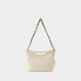 Sac Hobo The Small Peak - Alexander Mcqueen - Cuir - Soft Ivory