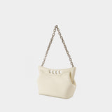 Sac Hobo The Small Peak - Alexander Mcqueen - Cuir - Soft Ivory