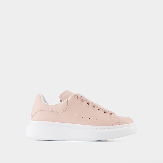 Sneakers Oversized - Alexander Mcqueen - Cuir - Rose