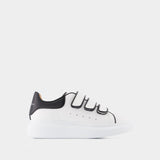 Sneakers Oversized - Alexander Mcqueen - Cuir - Blanc/Noir