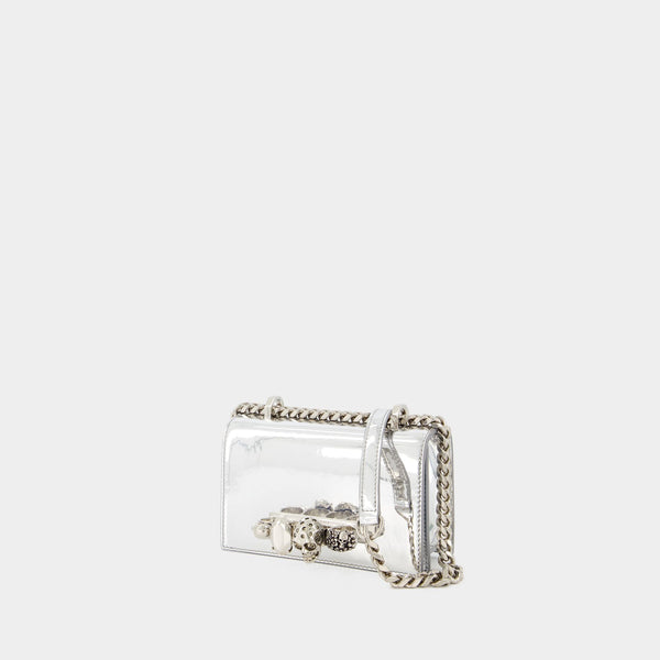 Sac Mini Jewell Satchel - Alexander McQueen - Argenté