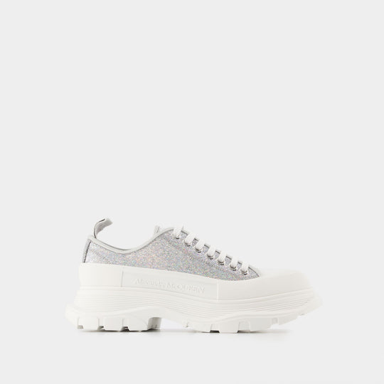 Sneakers Tread Slick Low - Alexander Mcqueen - Cuir - Gris