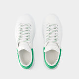 Sneakers Oversized - Alexander Mcqueen - Cuir - Blanc/Vert
