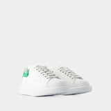 Sneakers Oversized - Alexander Mcqueen - Cuir - Blanc/Vert