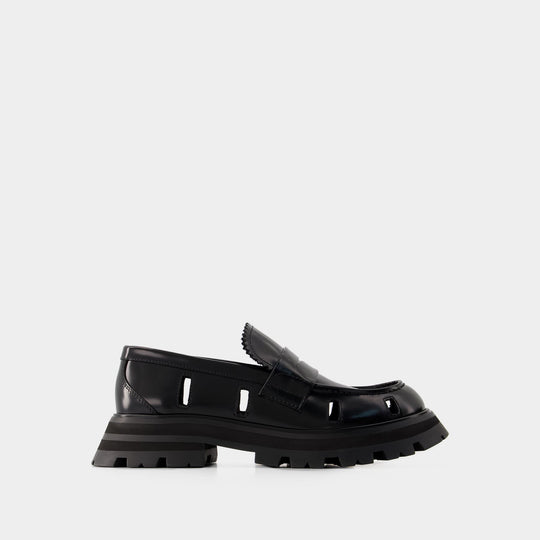 Mocassins Wander - Alexander Mcqueen - Cuir - Noir