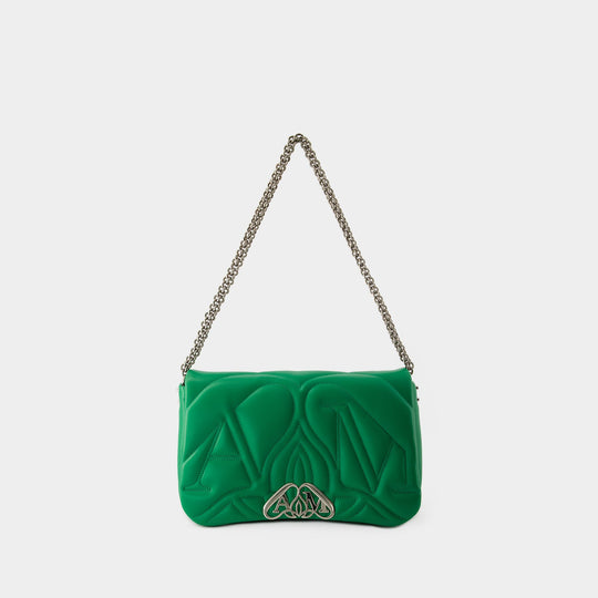 Sac à bandoulière The Seal - Alexander McQueen - Cuir - Vert