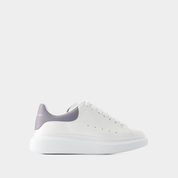 Sneakers Oversized - Alexander Mcqueen - Cuir - Blanc/Gris
