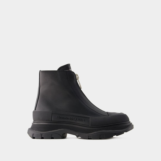 Bottines Tread Slick - Alexander Mcqueen - Cuir - Noir