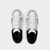 Sneakers Oversized - Alexander McQueen - Cuir - Blanc