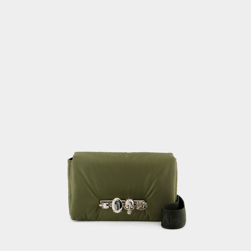 Sac À Bandoulière New Knuckle Bum - Alexander McQueen - Nylon - Kaki