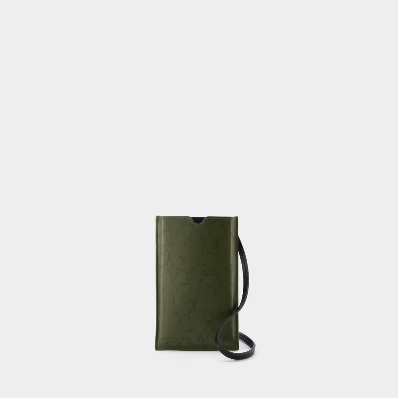 Sac à Bandoulière The Phone Holder - Alexander McQueen - Nylon - Kaki