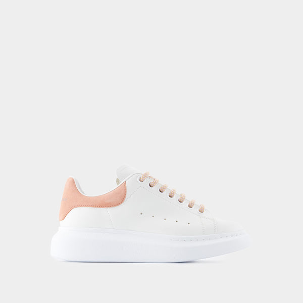 Sneakers Oversized - Alexander McQueen - Cuir - Blanc
