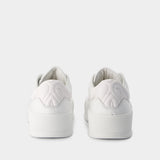 Sneakers Deck - Alexander McQueen - Cuir - Blanc