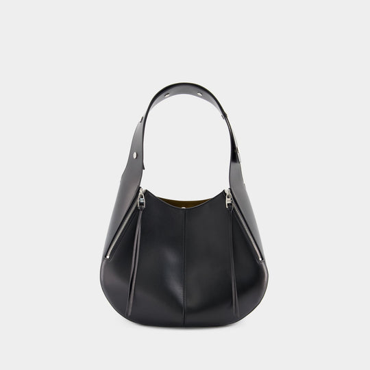 Sac Hobo Skull - Alexander McQueen - Cuir - Noir