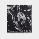 Écharpe Flower Blooms Skull - Alexander McQueen - Laine - Noir