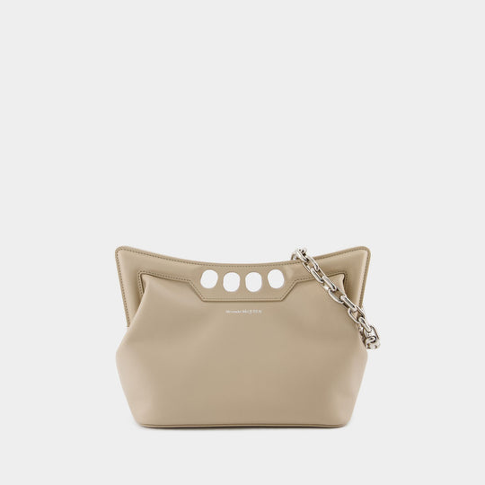 Sac À Main The Small Peak - Alexander McQueen - Cuir - Camel