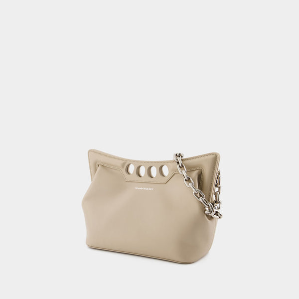 Sac À Main The Small Peak - Alexander McQueen - Cuir - Camel