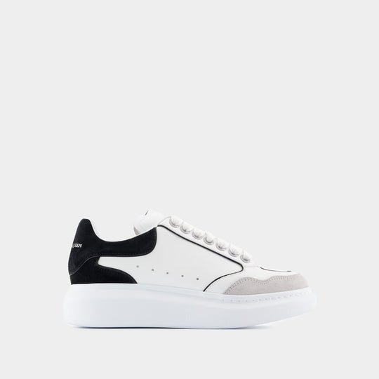 Sneakers Oversized - Alexander McQueen - Cuir - Gris