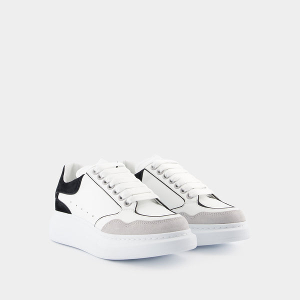 Sneakers Oversized - Alexander McQueen - Cuir - Gris