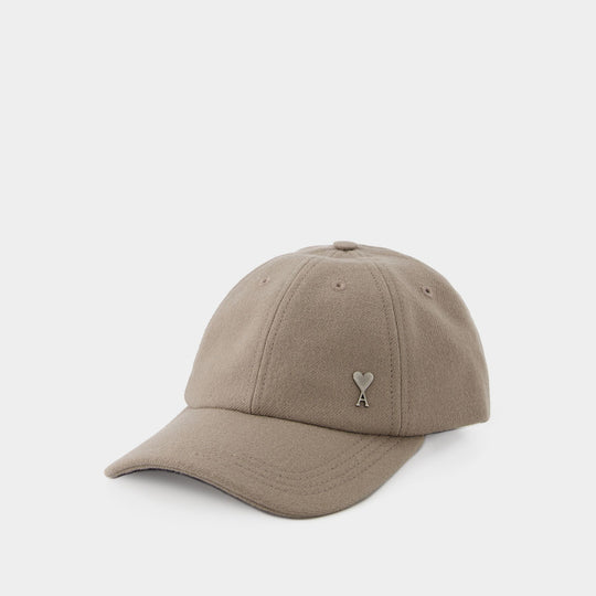 Casquette ADC Studs - AMI Paris - Laine - Taupe