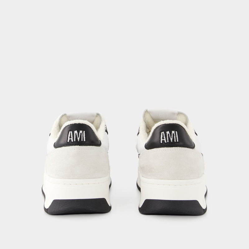 Sneakers New Arcade - AMI Paris - Cuir - Blanc/Noir