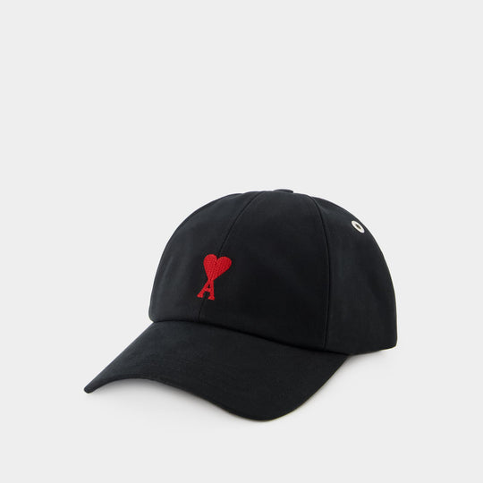Casquette Red Adc Embroidery - AMI Paris - Coton - Noir