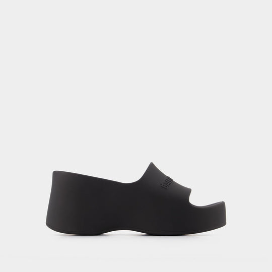 Sandales Chunky Wedge - Balenciaga - Noir