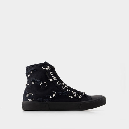 Sneakers Paris High Top - Balenciaga - Toile - Noir