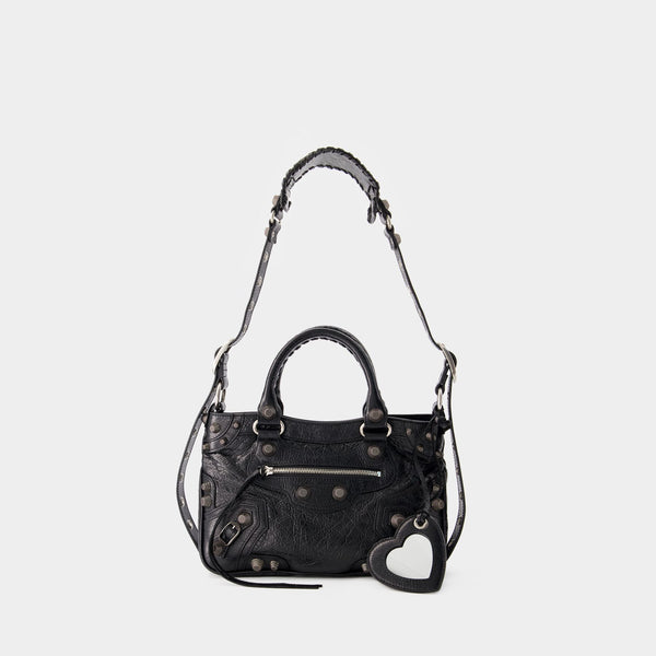 Sac Neo Cagole Medium - Balenciaga - Cuir - Noir