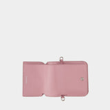 Wallet On Chain Cash Mini - Balenciaga - Cuir - Powder Pink