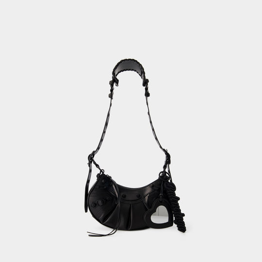 Sac Le Cagole Sho XS - Balenciaga - Cuir - Noir