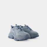 Sneakers TRIPLE S - Balenciaga - Denim - Bleu