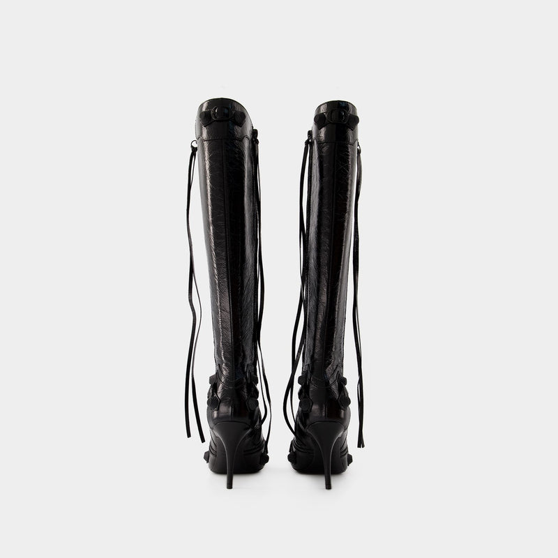 Bottes CAGOLE H90 - Balenciaga - Cuir - Noir