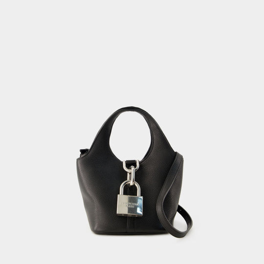 Sac Porté Épaule Locker Hobo S - Balenciaga - Cuir - Noir