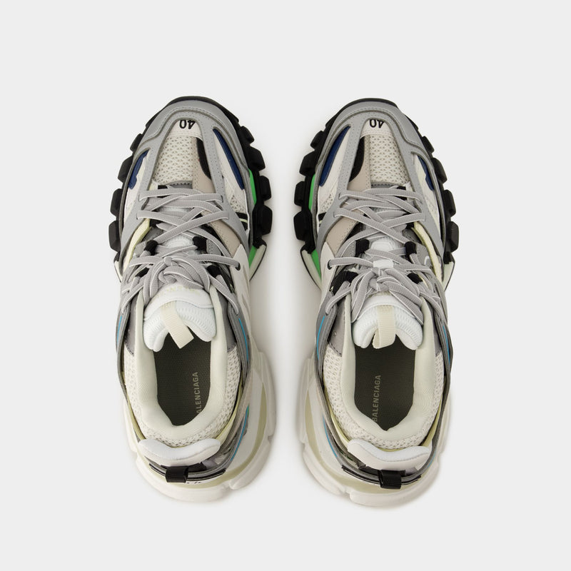 Sneakers Track - Balenciaga - Maille - Gris