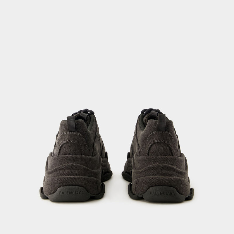 Sneakers Triple S - Balenciaga - Denim - Noir