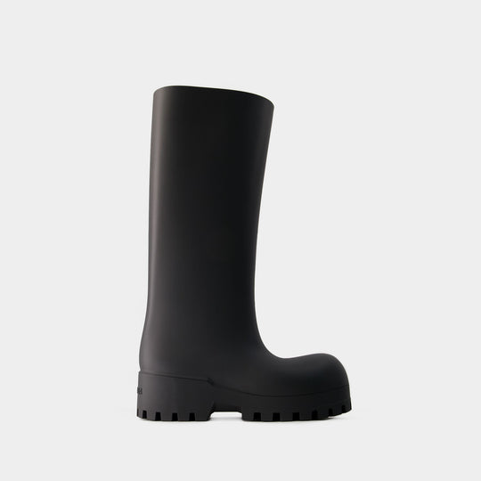 Bottes Bulldozer - Balenciaga - Cuir - Noir