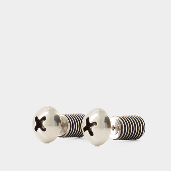 Boucles D'oreilles Garage Screw - Balenciaga - Argent - Argenté